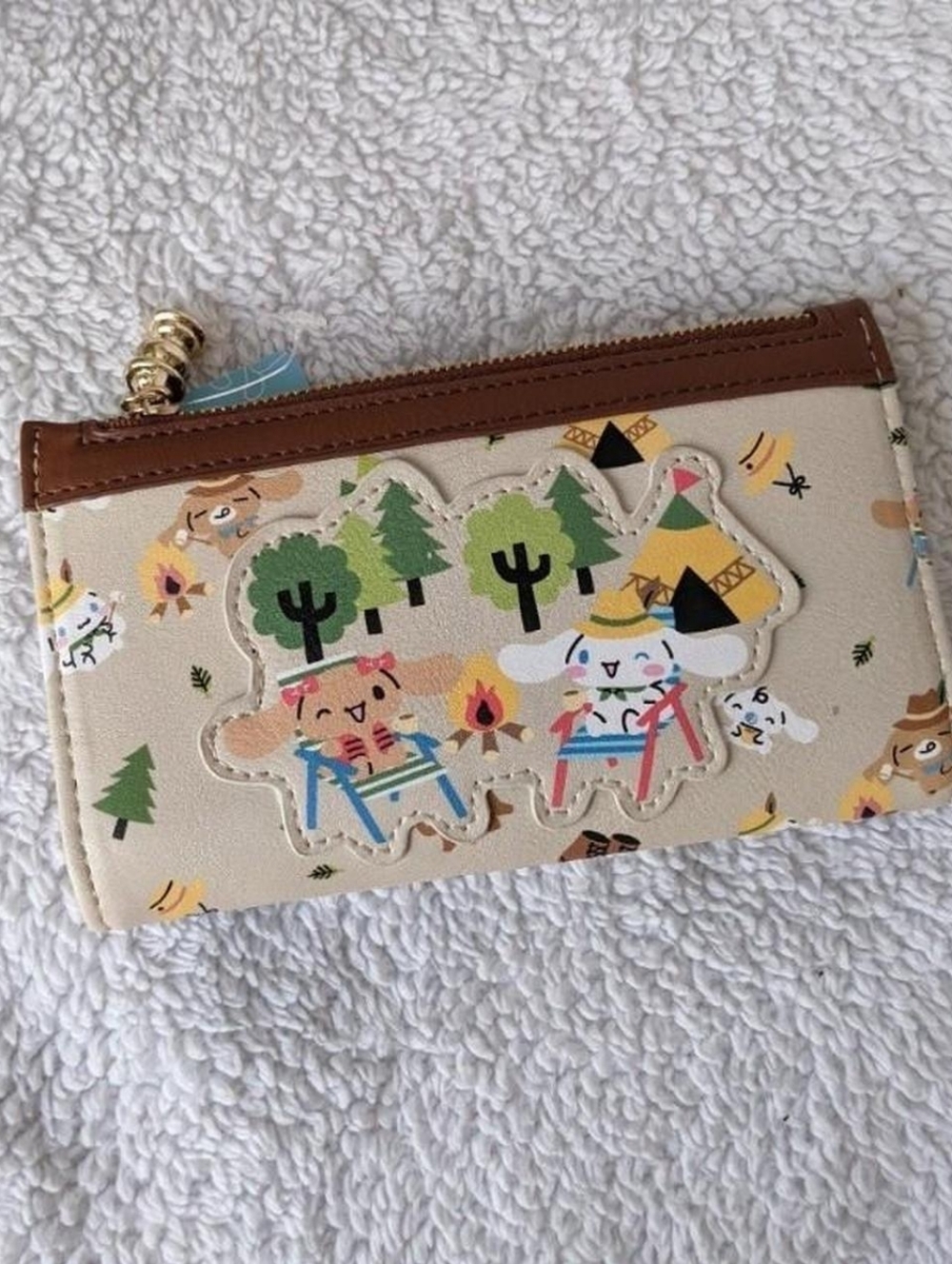 Cinnamoroll Wallet - Cream Camping Print